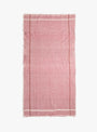 New Chambray Towel Purple Purple Auntie Otie (top view) at Couverture & The Garbstore