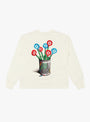 Flower Pen Stand LS Tee Off White VANDY THE PINK (back) at Couverture & The Garbstore