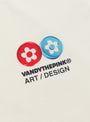 Flower Pen Stand LS Tee Off White VANDY THE PINK (print detail) at Couverture & The Garbstore