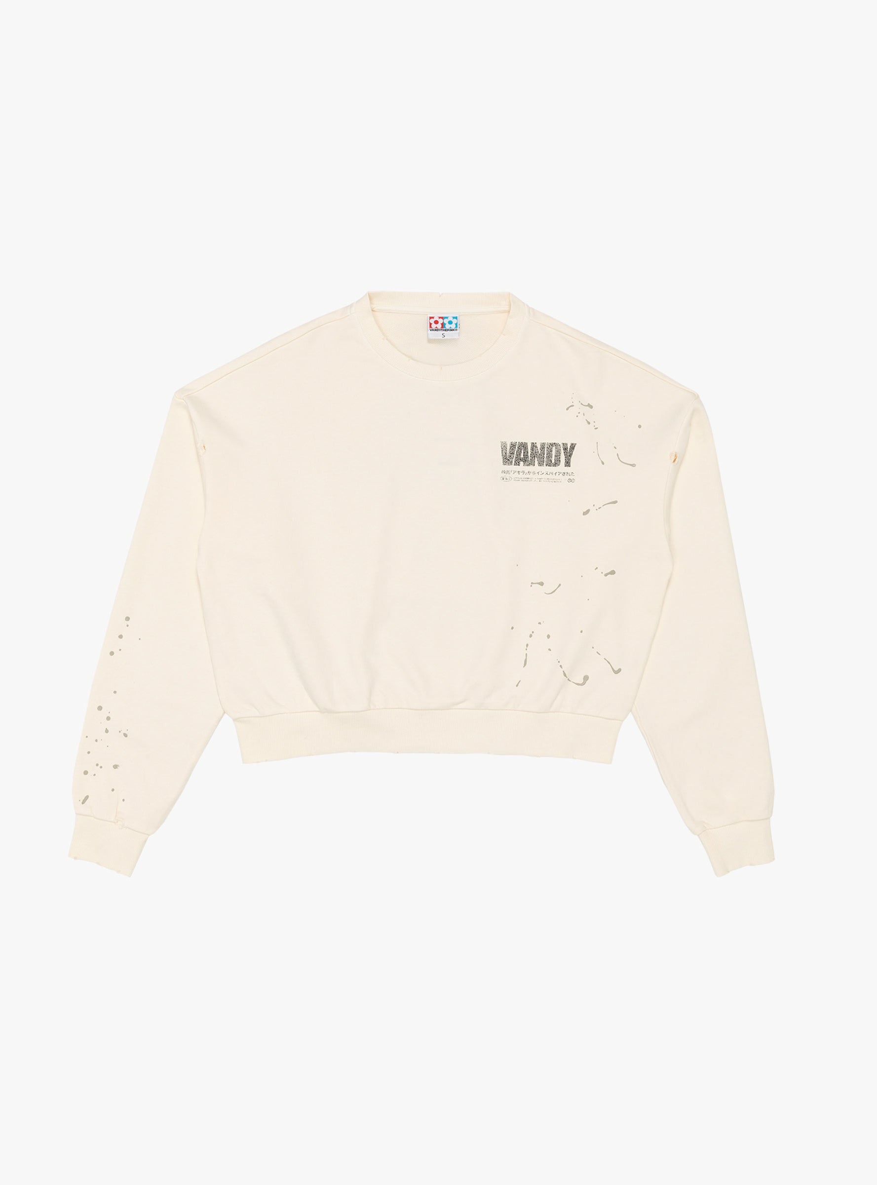 Akira Crewneck Off White VANDY THE PINK (front) at Couverture & The Garbstore