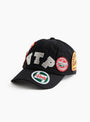 Patches Cap Black VANDY THE PINK (front) at Couverture & The Garbstore