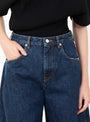 Soline Jeans Dark Blue Wash Dark Blue Wash Sefr (pocket detail) at Couverture & The Garbstore