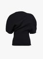 Naomi Top Black Black Sefr (ghost fornt) at Couverture & The Garbstore