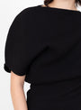 Naomi Top Black Black Sefr (sleeve detail) at Couverture & The Garbstore