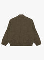Track Jacket Plaid Taupe WANZE (back) at Couverture & The Garbstore