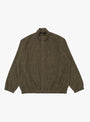 Track Jacket Plaid Taupe WANZE (front) at Couverture & The Garbstore