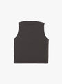 Insulation Vest Medium Grey UNIVERSAL OVERALL (back) at Couverture & The Garbstore