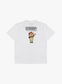 Windy Jr SS Tee White UNIVERSAL OVERALL (back) at Couverture & The Garbstore