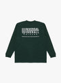 UO Back Logo LS Tee Green UNIVERSAL OVERALL (back) at Couverture & The Garbstore
