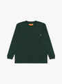 UO Back Logo LS Tee Green UNIVERSAL OVERALL (front) at Couverture & The Garbstore