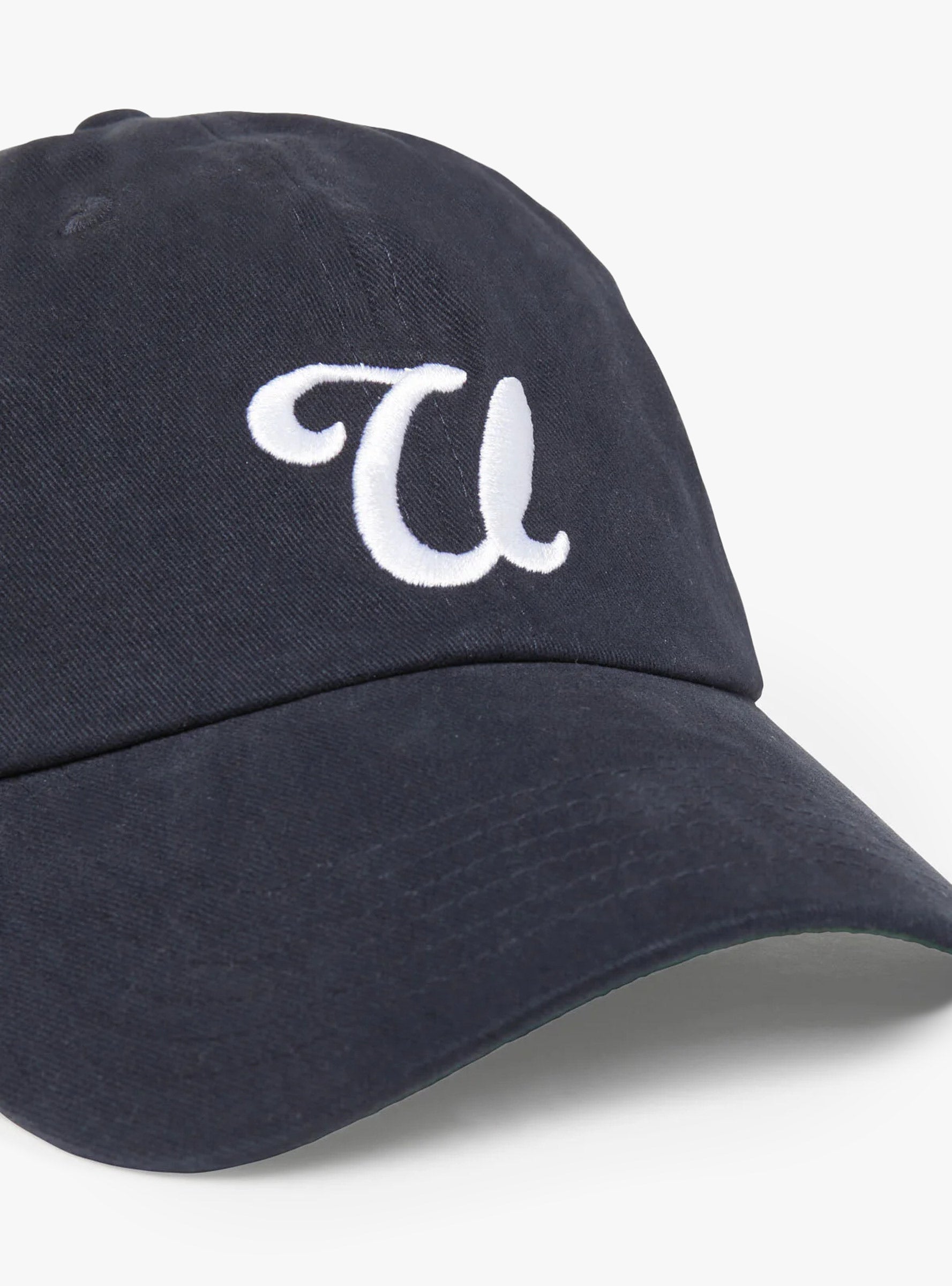 U Logo Cap Navy Navy UNIVERSAL OVERALL (logo detail) at Couverture & The Garbstore