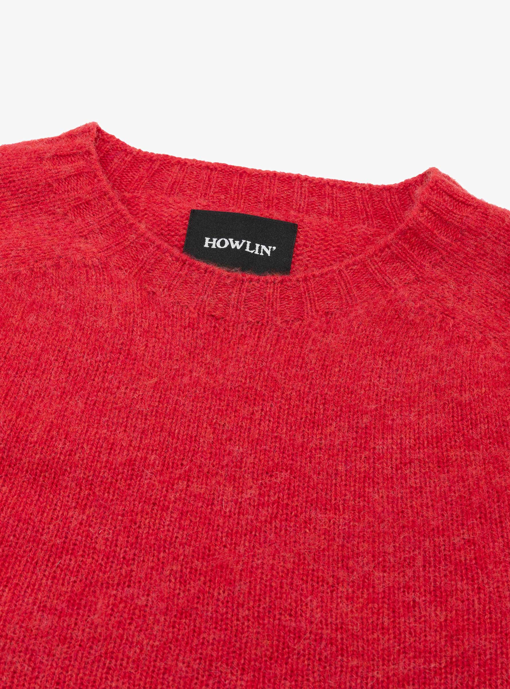 Birth of the Cool Jumper Cherry Bomb HOWLIN' (collar detail) at Couverture & The Garbstore