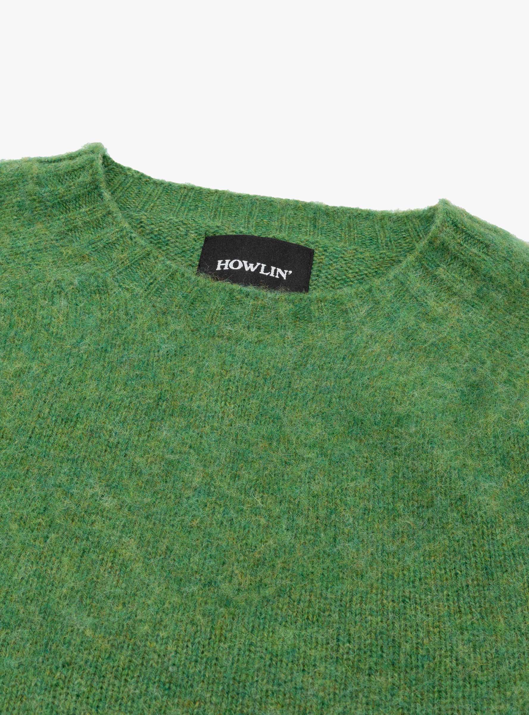 Birth of the Cool Jumper Mossy HOWLIN' (collar detail) at Couverture & The Garbstore