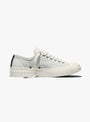 Jack Purcell First String White, Marshmallow & Black CONVERSE (Side View) at Couverture & The Garbstore
