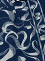 Okura Camp Collar LS Shirt Indigo KAPITAL (print detail) at Couverture & The Garbstore