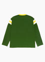LS Ringer Tee Green Stussy (Back) at Couverture & The Garbstore