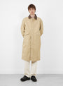 Duster Khaki Stussy (model front) at Couverture & The Garbstore