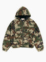 Work Jacket Ripstop Woodland Camo Stussy (Front) at Couverture & The Garbstore