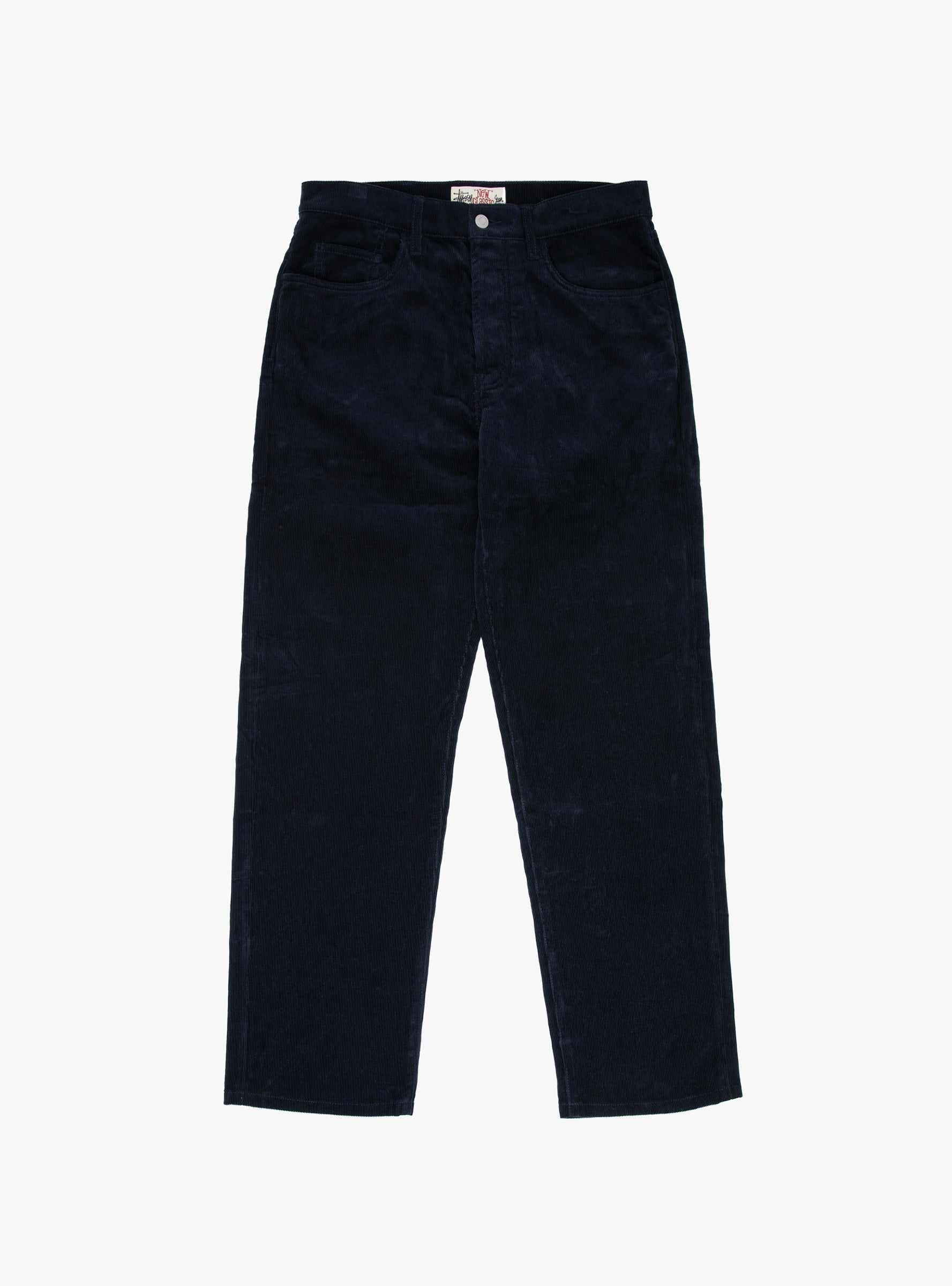 New Classic Corduroy Navy Stussy (front) at Couverture & The Garbstore