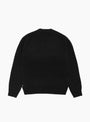 Waffle Cashmere Sweater Black Stussy (Back) at Couverture & The Garbstore