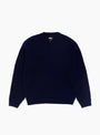 Waffle Cashmere Sweater Deep Navy Stussy (Front) at Couverture & The Garbstore