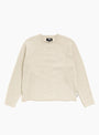 Merino Wool Neck Sweater Natural Stussy (Front) at Couverture & The Garbstore
