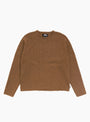 Merino Wool Neck Sweater Brown Stussy (Front) at Couverture & The Garbstore