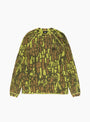 Raglan Thermal Basic Stock Tree Bark Camo Stussy (Front) at Couverture & The Garbstore