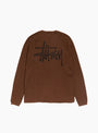 Raglan Thermal Basic Stock Brown Stussy (Back) at Couverture & The Garbstore