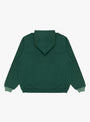 Vintage Zip Sweat Hoodie Green A.PRESSE (back) at Couverture & The Garbstore