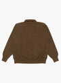 Vintage-Half-Zip-Sweatshirt-Brown-A.PRESSE-(back) at Couverture & The Garbstore