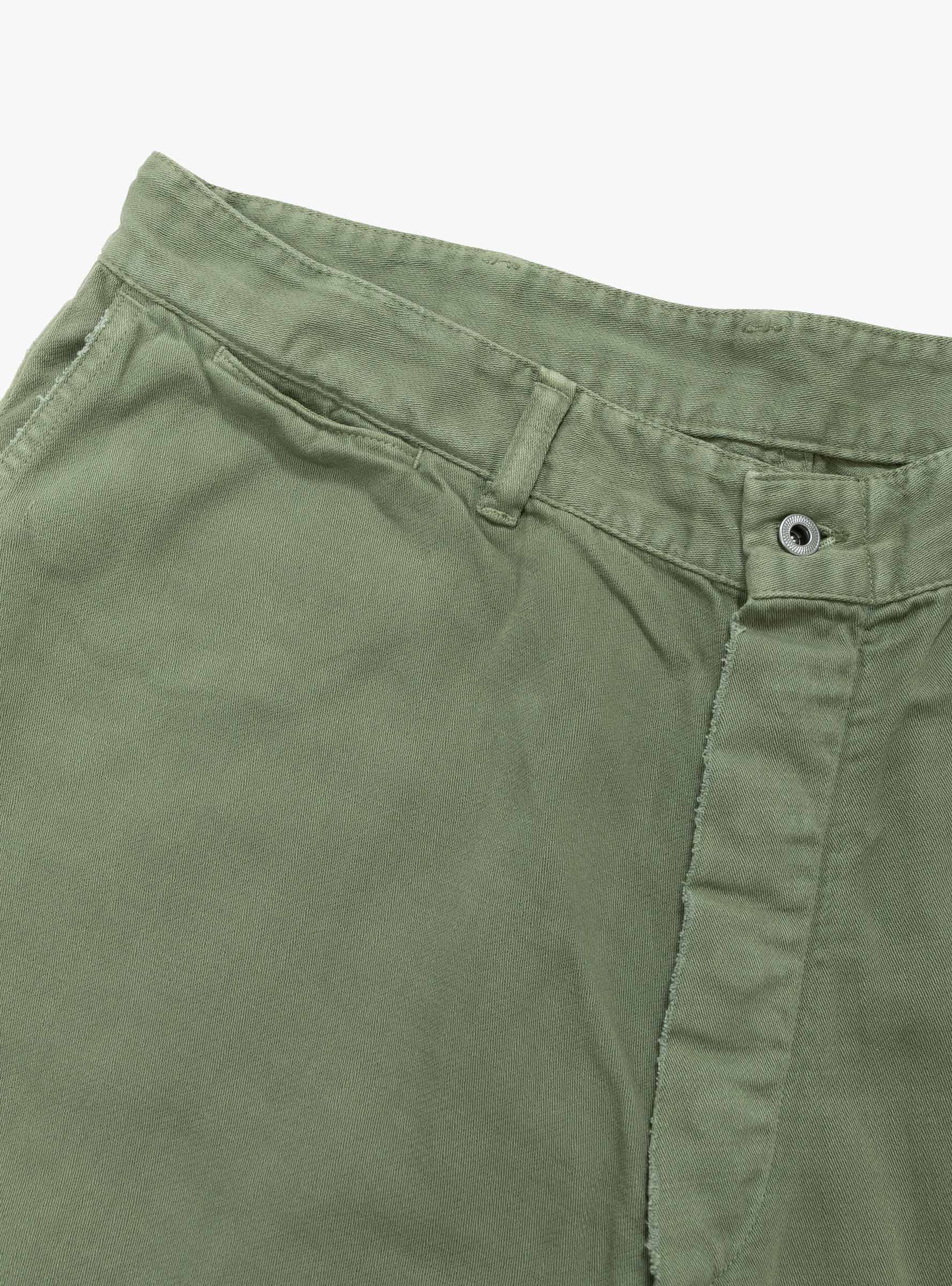 Vintage P-58 Utility Pants Olive A.PRESSE (pocket detail) at Couverture & The Garbstore