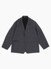 Relaxed 2B Jacket Greige STILL BY HAND (Front) at Couverture & The Garbstore