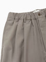Relaxed 2 Pleat Pants Greige STILL BY HAND (detail) at Couverture & The Garbstore