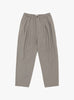 Relaxed 2 Pleat Pants Greige STILL BY HAND (front) at Couverture & The Garbstore