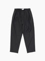 Relaxed 2 Pleat Pants Ink Black STILL BY HAND (Front) at Couverture & The Garbstore