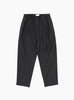 Relaxed 2 Pleat Pants Ink Black STILL BY HAND (Front) at Couverture & The Garbstore
