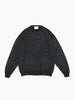 Wool Mohair Pullover Charcoal STILL BY HAND (Front) at Couverture & The Garbstore