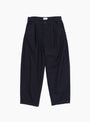 12 Oz Deep Tuck Denim Pants Dark Navy STILL BY HAND (Front) at Couverture & The Garbstore