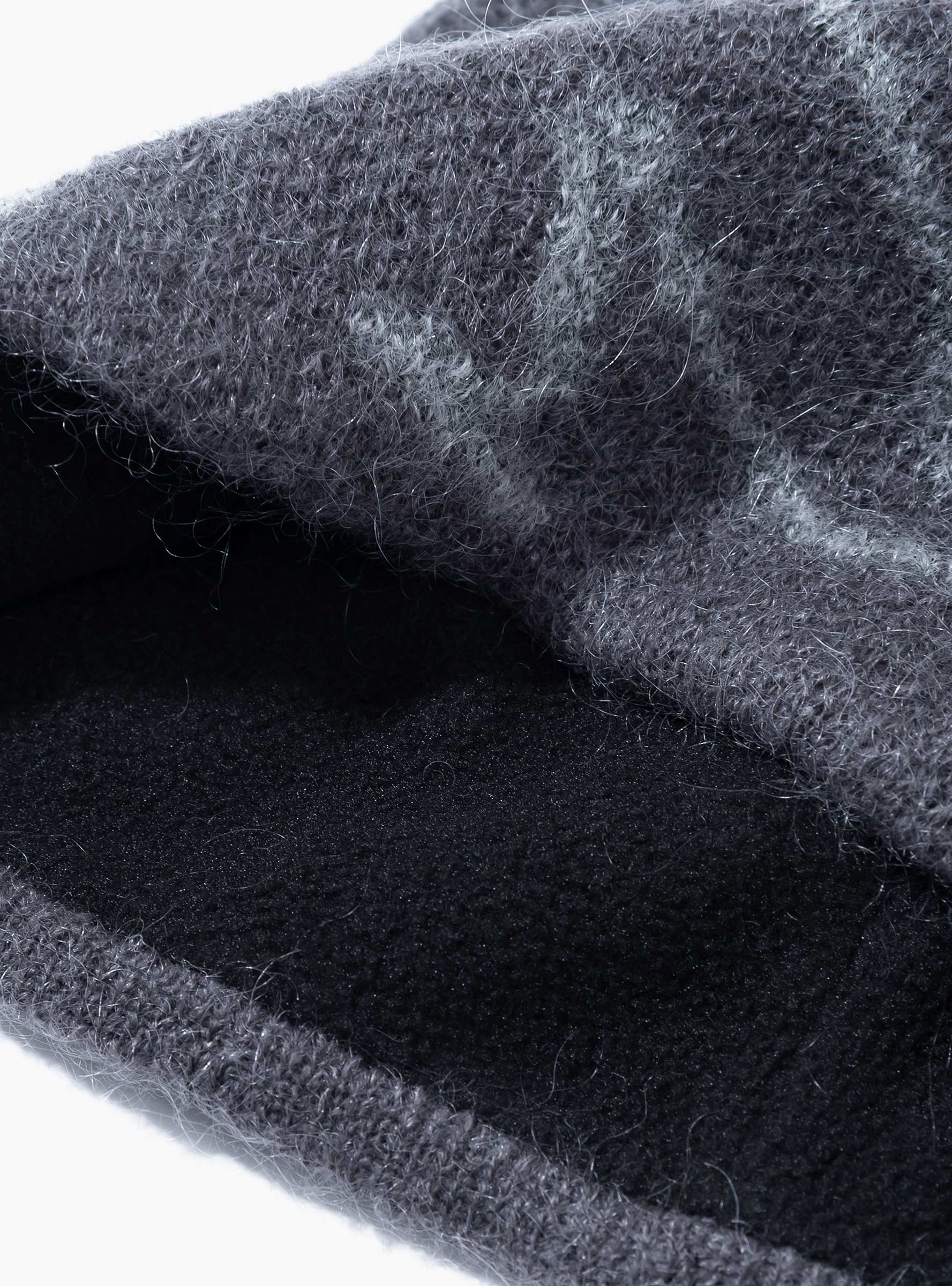 Essence Mohair Mixed Beanie Slate Brown HIKING PATROL (Detail) at Couverture & The Garbstore