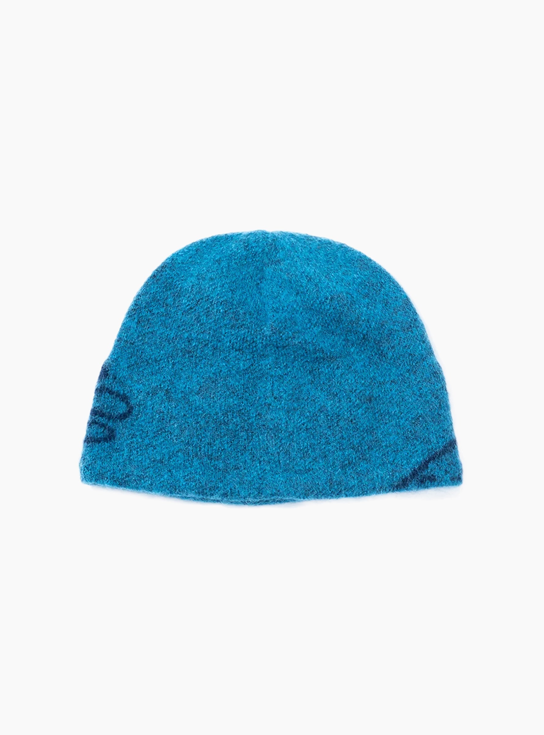 Essence Mohair Mixed Beanie Blue HIKING PATROL (Back) at Couverture & The Garbstore