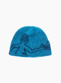 Essence Mohair Mixed Beanie Blue HIKING PATROL (Front) at Couverture & The Garbstore