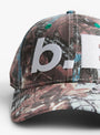 b.E Hat Stone Blue, Real Camo & White B.EAUTIFUL (embroidery detail) at Couverture & The Garbstore