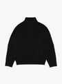 Yeti-Tek Cardigan v2 Black PARATODO (back) at Couverture & The Garbstore