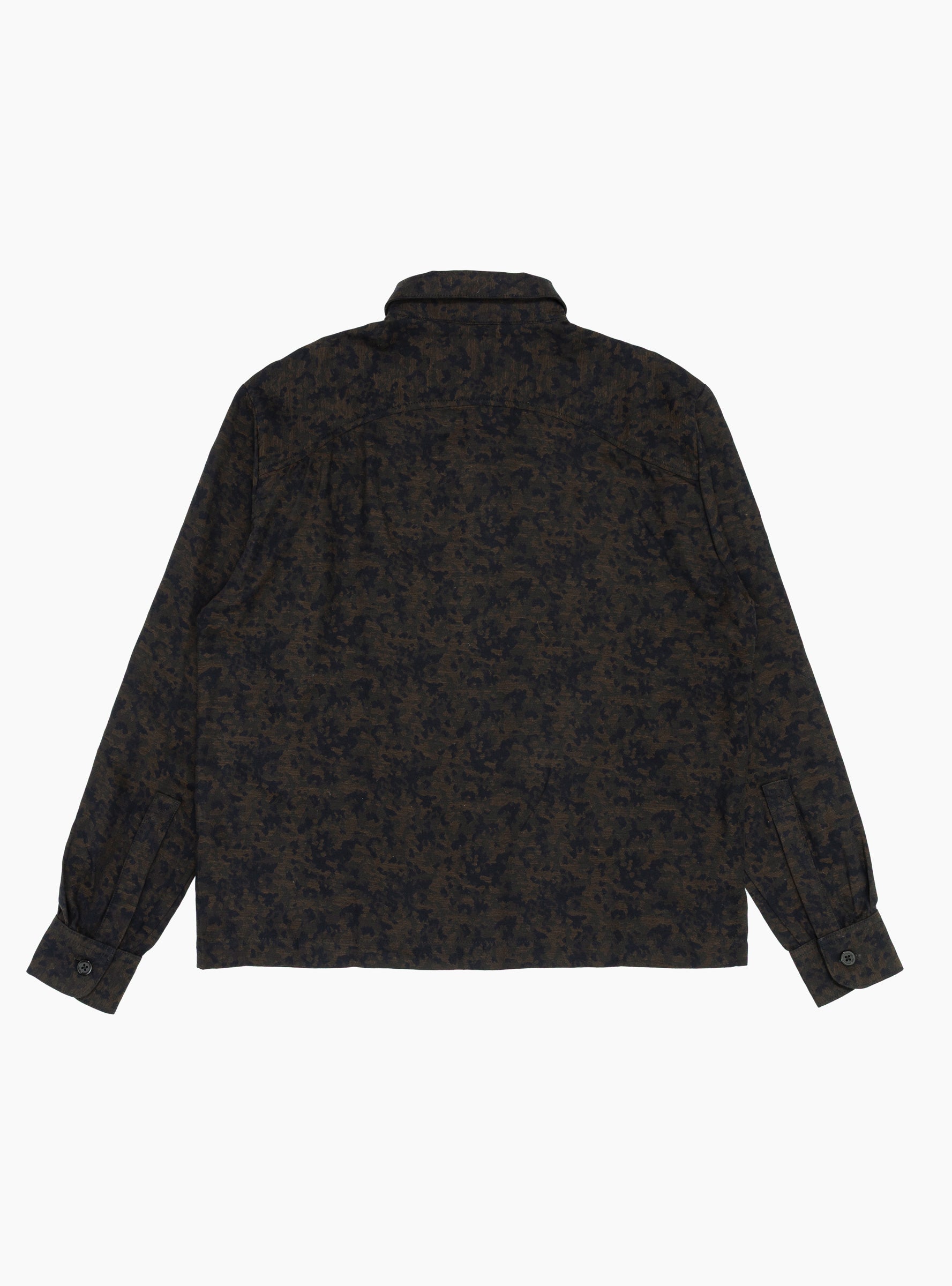 Gonia Shirt Black Camo Jacquard Black Camo Jacquard PARATODO (Back) at Couverture & The Garbstore