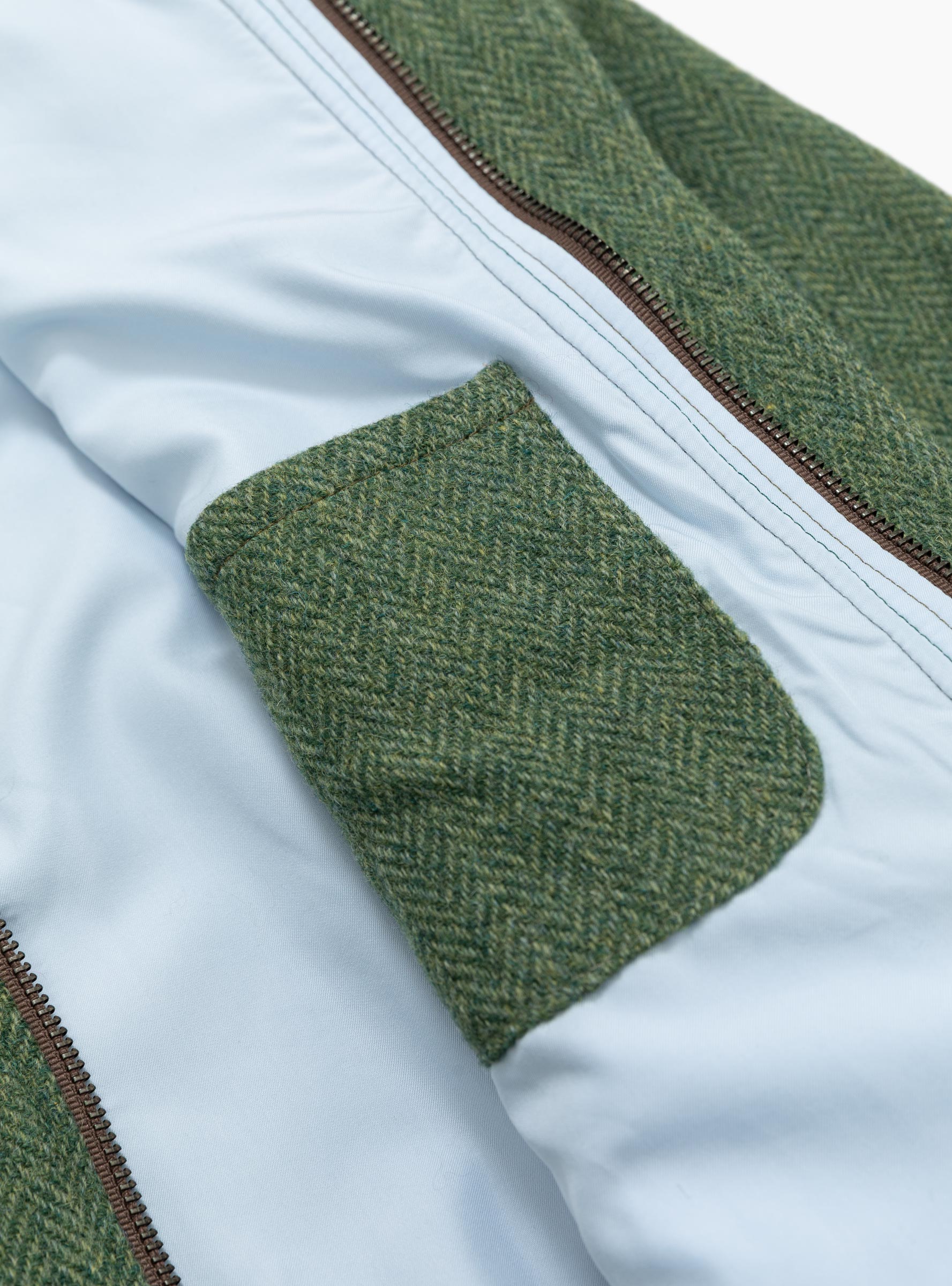 Lemures Shirt Nep Wool Tweed Nep Wool Tweed PARATODO (Inside Pocket Detail) at Couverture & The Garbstore