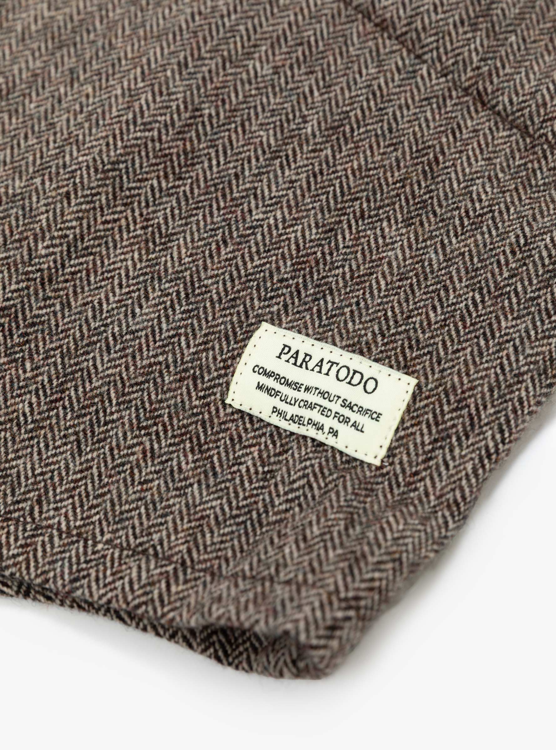 Lemures Shirt Nep Wool Tweed Nep Wool Tweed PARATODO (label detail) at Couverture & The Garbstore