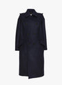 Double-Melton-Coat-Navy-Navy-TOGA-(ghost-front) at Couverture & The Garbstore