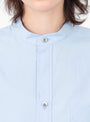 Scarf Collar Shirt Light Blue Light Blue TOGA (collar removed) at Couverture & The Garbstore
