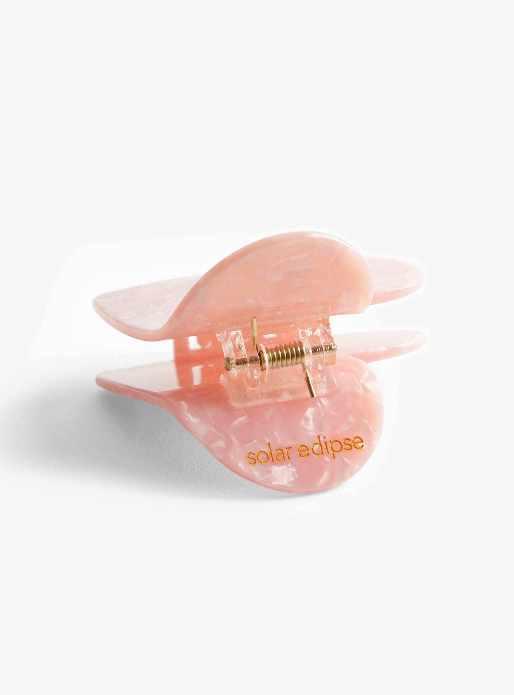 Heart Acetate Hairclaw Pink Pink Heart SOLAR ECLIPSE (back) at Couverture & The Garbstore